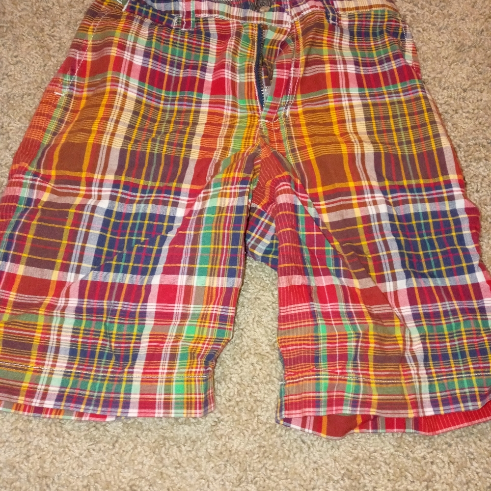 Polo Plaid shorts size 7